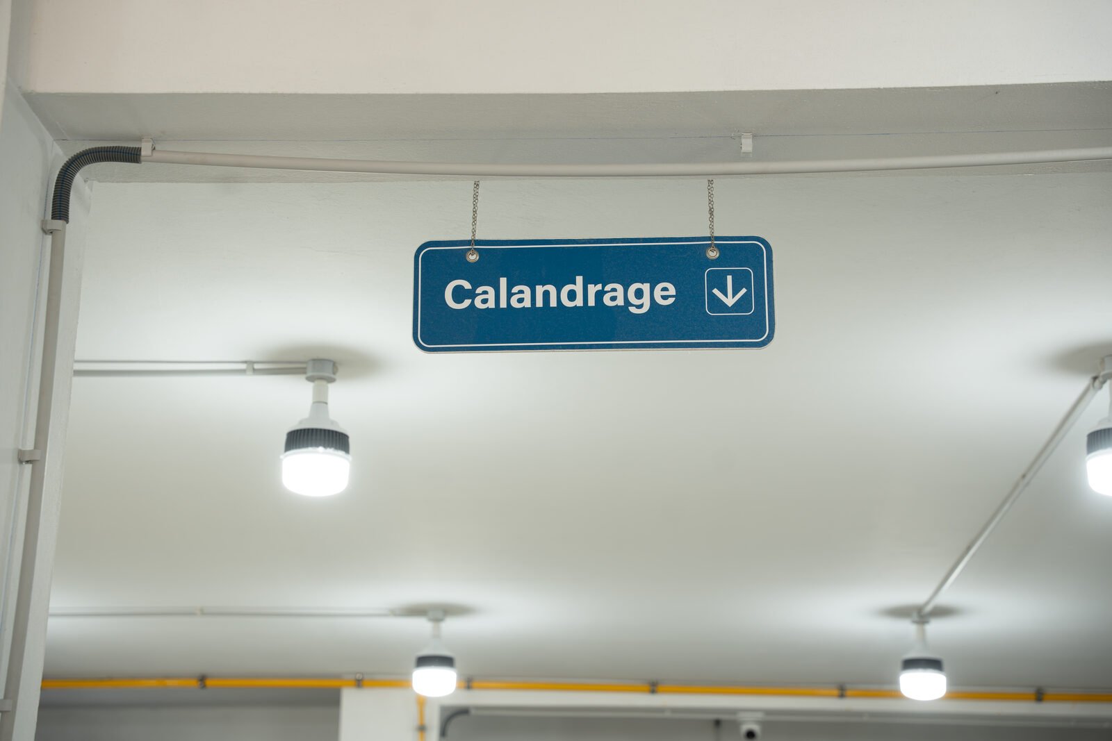 Zone calandrage