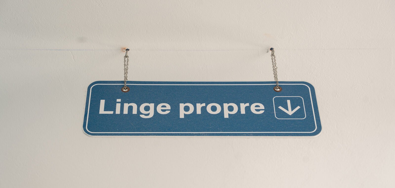 Linge plié en chariot